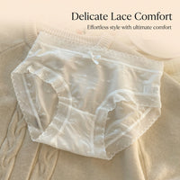 Underwear Women Multipack with Hygienic Gusset, Breathable Lace Knickers for Girls Everyday Wear, Comfortable Mid-Rise