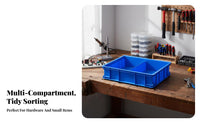 Multicompartment CompA versatilent Case Stackable Parts Container particle-resistantresistant for Technicians