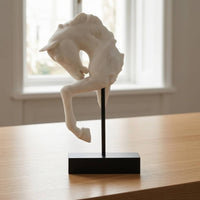 Horse Sculpture Sculptural Horse Statue Artistic Figurine for Homeowners, Art Collectors