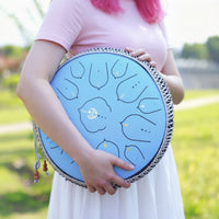 Steel NoteDrum D Major Steel Drum Beginner Friendly Percussion Instrument for Music Students