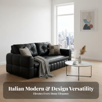 Italian and design Pull-pull-out Storage Bed Space-Saving Sleeper Sofa abrasionwithstandant Changeable Couch Easy Assembly for Pet Owners, Apartment Dwellers, residents, Lounge Area, Home Theater