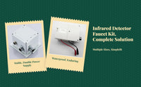 Infrared motion sensor faucet valve