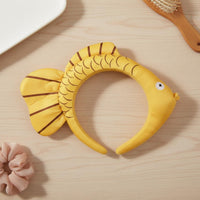 Lightweight Taiyaki Headband Soft Fish Headband Cartoon Fish Headpiece for Performances