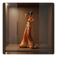 5 Pieces Jazz Musician Statue Set Artistic Design Retro Band Statues