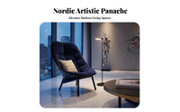 Statement Piece floralShaped Armchair Signature aesthetic Accent Chair Modern Aesthetic Indoor Seating Sculptural Form for Interior Designers, Business Owners, Hotel Lobby, Lounge Area, Living Room, Office
