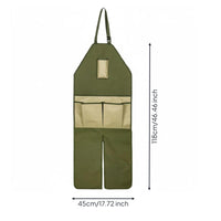Gardening Apron with Pockets Waterproof Pruning Apron Resistant Workwear for Farmers, Outdoor