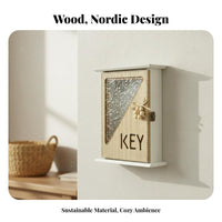 Wall Mounted Key Case Easy to Install Vintage Key Storage Box Great Gift Home Organization for Hallway
