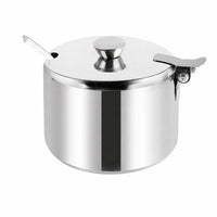 Condiment Container with Lid Polished Sugar Bowl Compact for Dining Table