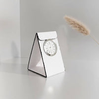 Leather Desk Timepiece Unique Design Modern Decorative Timepiece for Bedroom