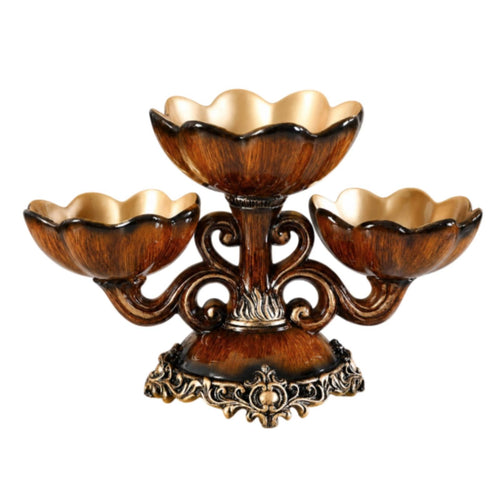 Snack Container with Compartments Ornate Dry Fruit Box for Hosts