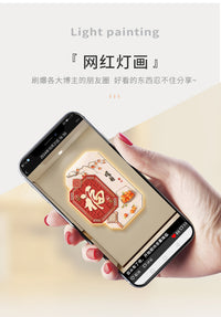 入户走廊挂画新款福字灯画新中式玄关装饰画高级感过道尽头墙壁画 鸿运当头 60*80 【智能led灯电池款式+声控+遥控】水晶画面灯画