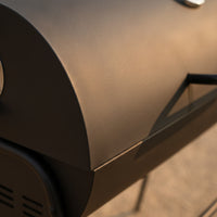 Outdoor Charcoal Grill with Wheels Mobile Charcoal Grill with Lid Sturdy Barbecue Cooker Stable for Backyard