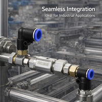 Two-Fluid Gas-Water Mixing Spray Tip, Stainless Steel Fine Mist Misting Nozzle, Low Air Consumption  - Image 5