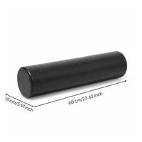 Polypropylene Foam Roller Firm-Density Foam Roller Lightweight Solid Stretching Column for Athletes, Runners, Home Gym, Physical