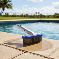 Algae Brush Stainless Steel Handle Pool Brush Heavy Duty