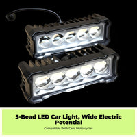 Waterproof LED grille light for off-road