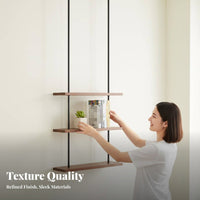 Ceiling-Suspended Single storage-areaSaving unobstructed Shelving single-tier Modern & fashion