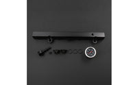 Petrol Rail with Gauge and Fittings High-Performance Petrol Rail with Fittings Direct Bolt-on for Builders, Engine Bay