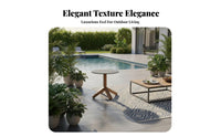 4 Pieces 4-Piece Woven Rope Lounge Set Waterresistant Outdoor Furnishing Modern Design Removable Zippered Protective Layers