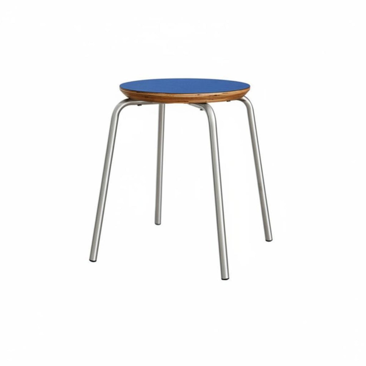 Four-Legged Circular Stool Bauhaus Design Household Furniture Minimalist Design