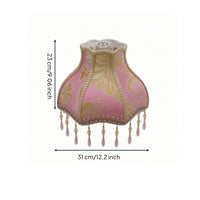 Lamp Shade with Tassel Beaded Lampshade with Tassels Romantic for Bedside Table