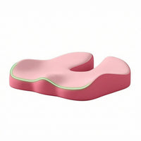 C-Shaped Seat Cushion Contoured Support Accessory Two-Layer for Stools