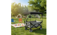 Sun Protection Wagon Canopy Rainproof Camping Wagon Roof for Children