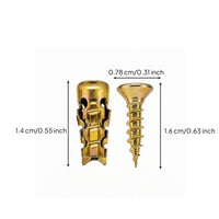Metal Expansion Anchor 15 Mm Hole Depth Expansion Wall Anchor Gold-Toned