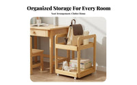 School Bag Rack UnderUnder-Desk Organizer Rolling Cart Multipurpose for Classroom, Children