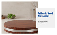 Durable Wood Chopping Board, Ironwood Microbial Resistant, Thickened, Kitchen Cutting Board, Double-Sided Wood