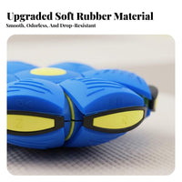 Transforming Deformable Rebound Ball Transformable Design Flying Saucer Ball Two-in-Single Form for Children, Family