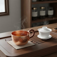 Copper Coffee Cup Thickened Copper Tea Cup Vintage Style Drinkware