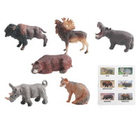 Jungles Animal Playset Realistic Animal Model Wildlife Figure Set for Kids, Classroom, Home Education, Playroom
