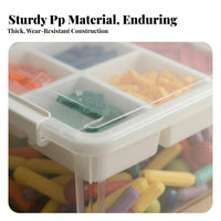 Compartment Storage Box Large Capacity Multi-Compartment Storage Case for children
