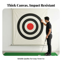 Long-Lasting Golf Hitting Cloth Indoor/Outdoor Use Canvas Golf Target Sheet Wear Resistant for Golfers, Amateurs, Driving Range, Backyard