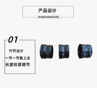 Universal Positioning Bamboo-Joint Tube Support for Soldering Smoke Exhaust, Moxibustion Smoke, Industrial Duct Dust Removal