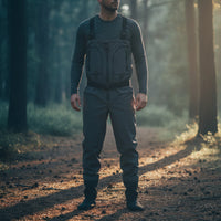 Stockingfoot Chest Fishing Waders Waterproof Waders with Zipper Breathable Apparel for Anglers, Fishermen, Fly Fishing
