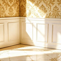Dollhouse Miniature Wall Skirting Board and Trim Set 1:12 Scale