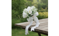 Bridal Bouquet Handheld Flowers Romantic for Ceremony