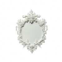 Oval Picture Frame Leaf Border Baroque Frame Carved Look Portrait Holder