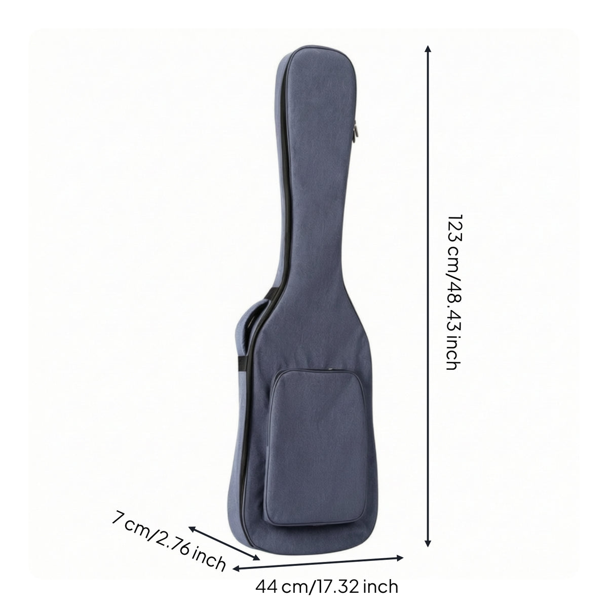 Electric Bass Gig Bag Padded Bass Bag Impact-Resistant for Students, Travel, Rehearsals, Lessons