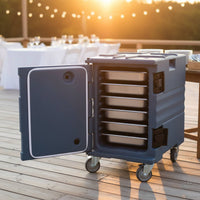 Warming Cabinet on Wheels Sealed Door Trim Portable Food Warmer Box Long Heat Retention box Carrier for Catering