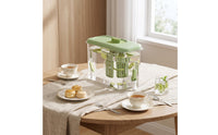 BPABPA-Safe Cold Water Pitcher with Spigot Food-Grade Beverage Dispenser with Tap Transparent Drink Dispenser with Spigot Large-Capacity for Families