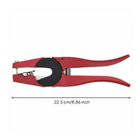 Auto Return Pig Ear Marker Pliers Aluminum Alloy Livestock Ear Marker Pliers Multiuse for Farmers, Ranchers