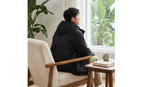 Matte Hooded Jacket Quick-Drying Jacket with Pockets Casual Outerwear Loose Fit for Commuting, Travel