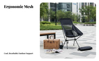 Lightweight Moon Chair Quick Setup Ultralight Camp Chair Stable Structure