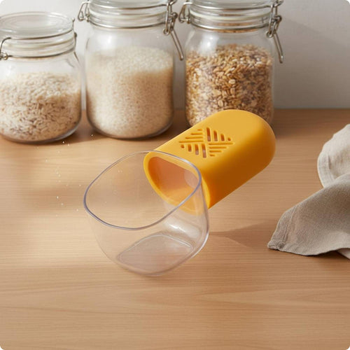 Grain Measuring Cup Star Cutout Kitchenware Curved Side