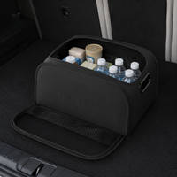 Leather Car Boot Organiser, Universal Folding Car Boot Storage, Luxury Car Organiser for Weekend Trips, Pressure Resistant Storage Box