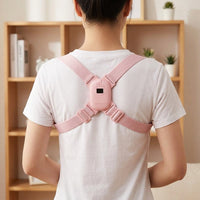 Hunchback Correction Back Straightener Posture, Vibration Back Straightener Posture, Adjustable Strap Lightweight Brace for Adults