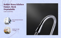 360° swivel pull-out kitchen faucet